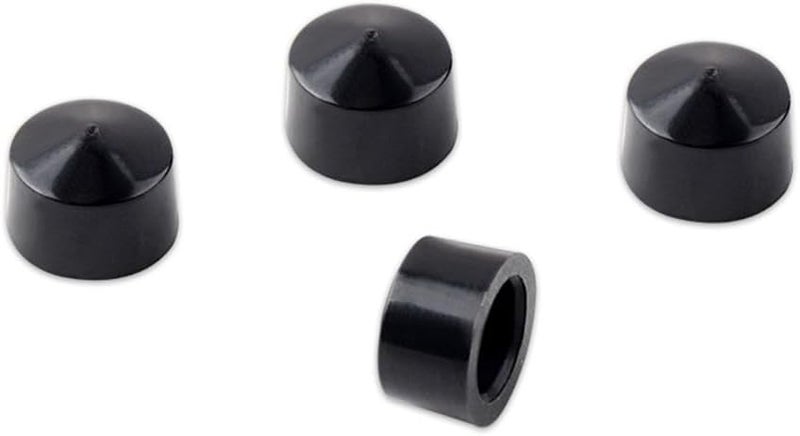 MEETOOT طقم تثبيت صدمات لوح التزلج الرباعي الأسود 8 قطع واقي حافة لوح التزلج واقي لوح التزلج بديل كوب المحور - Image 5